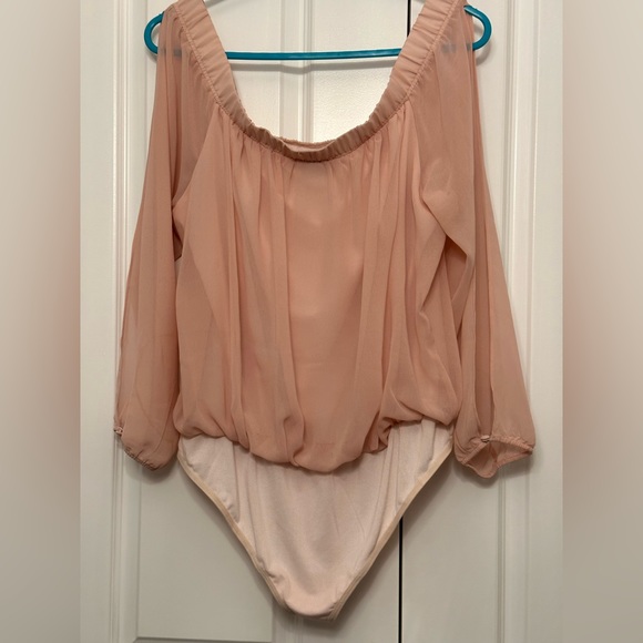 Forever New Bodysuit Pink Size L - Picture 5 of 6